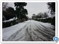 West Road leading to Maisemore Gardens